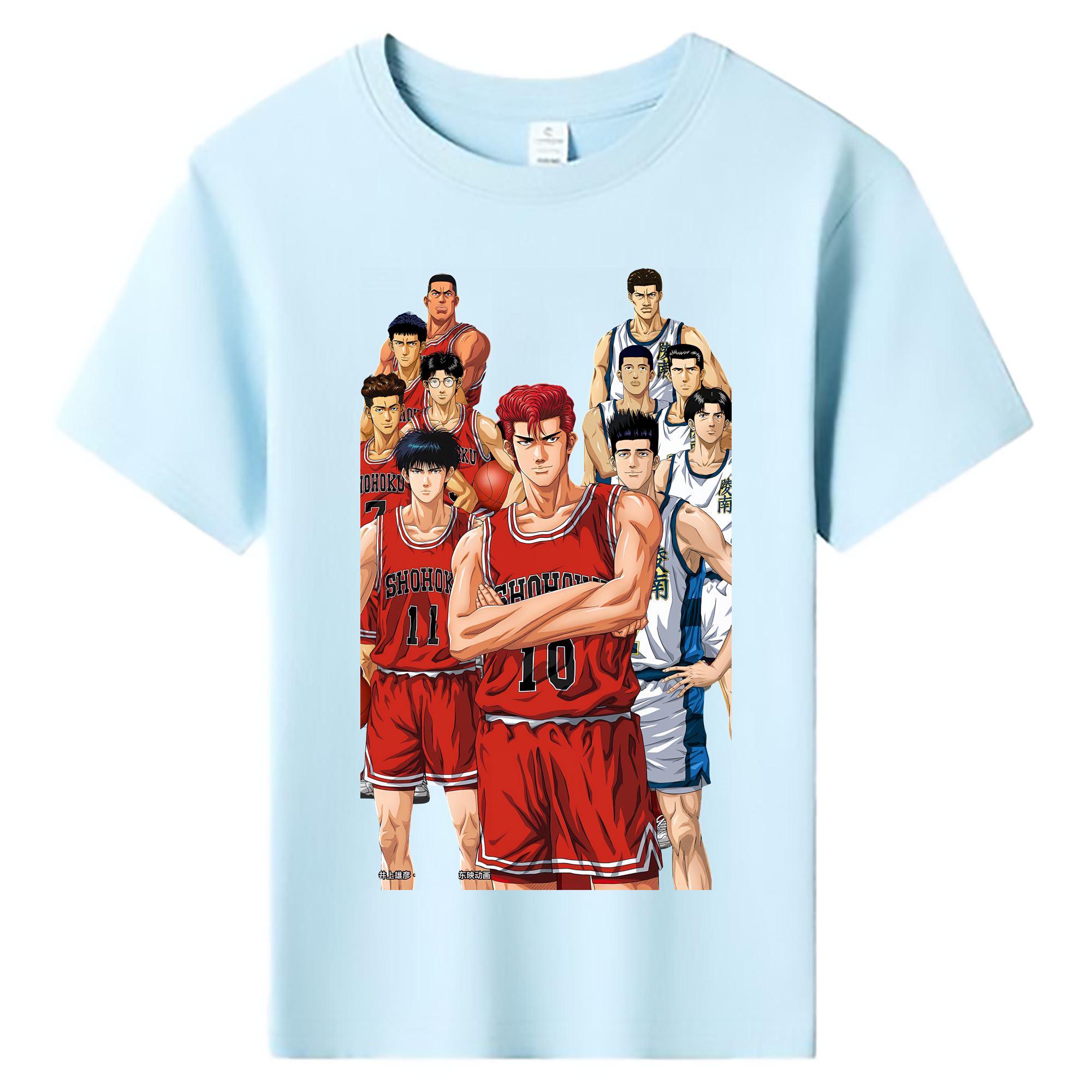 （画像用） SLAM DUNK／スラムダンク 綿100％キッズTシャツ（フロントプリント）